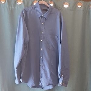 Metropolitan   View Men's Dark  Blue Button-Up Shirt